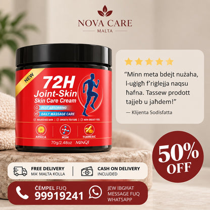 72 Hour Pain Relief Cream